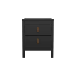 Nachtkastje Dallas Zwart - 44x55x39 cm