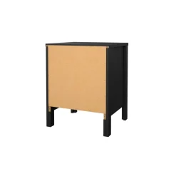 Nachtkastje Dallas Zwart - 44x55x39 cm