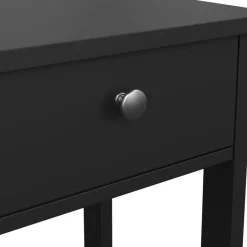 Nachtkastje Dallas Zwart - 40x71x35 cm