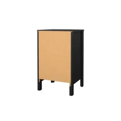 Nachtkastje Dallas Zwart - 44x71x39 cm