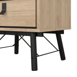 Nachtkastje Denver Eiken - 54x60x41 cm