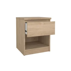 Nachtkastje Luna Eiken - 41x50x40 cm