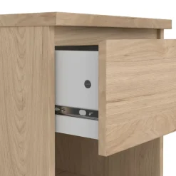 Nachtkastje Luna Eiken - 41x50x40 cm