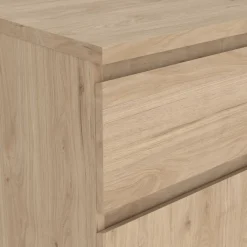 Nachtkastje Luna Eiken - 41x71x40 cm