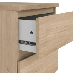 Nachtkastje Luna Eiken - 41x71x50 cm