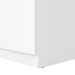 Nachtkastje Luna Hoogglans Wit - 41x71x40 cm