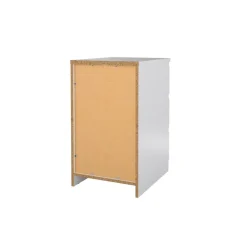 Nachtkastje Luna Hoogglans Wit - 41x71x50 cm