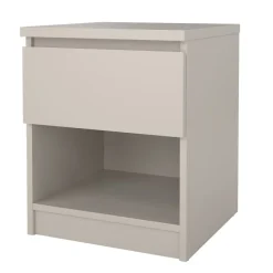 Nachtkastje Luna Taupe - 41x50x40 cm