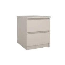 Nachtkastje Luna Taupe - 41x50x50 cm