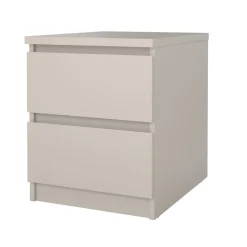 Nachtkastje Luna Taupe - 41x50x50 cm