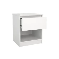 Nachtkastje Luna Wit - 41x50x40 cm