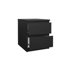 Nachtkastje Luna Zwart - 41x50x50 cm