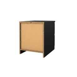 Nachtkastje Luna Zwart - 41x50x50 cm