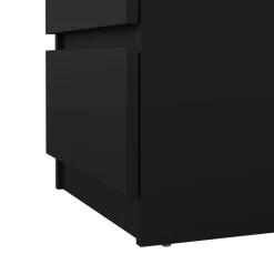 Nachtkastje Luna Zwart - 41x71x50 cm
