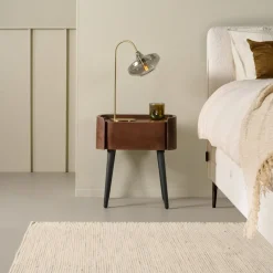 Nachtkastje Maurik Bruin - 51x55x31 cm