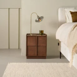 Nachtkastje Moura Bruin - 45x52x33 cm