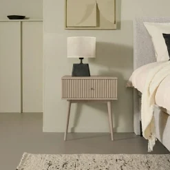 Nachtkastje Sem Taupe - 45x55x35 cm