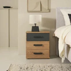 Nachtkastje Stratum Naturel - 46x55x40 cm