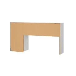 Opzetkast Boston Wit / Eiken - 123x65x24 cm