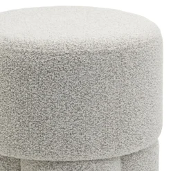 Poef Kevion Beige - Ø 40 cm