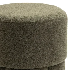 Poef Kevion Groen - Ø 40 cm