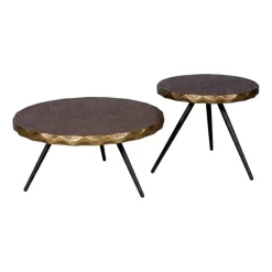 Salontafel Averlo Brons - set 2 stuks