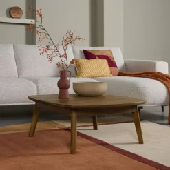 Salontafel Bodo Honingbruin - 80x80 cm