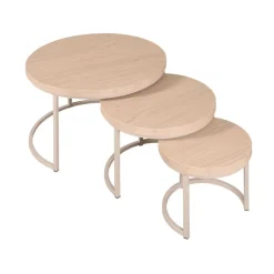 Salontafel Hoenderloo Beige - set 3 stuks