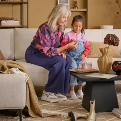 Salontafel Meerlo Zwart - 60x60 cm