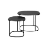 Salontafel Murbach Zwart - set 2 stuks