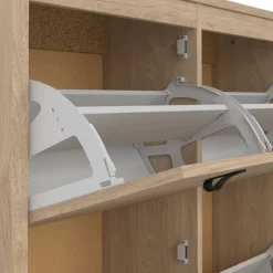 Schoenenkast Dallas Eiken - 103x103x25 cm