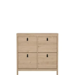 Schoenenkast Dallas Eiken - 103x103x25 cm