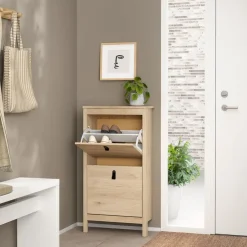 Schoenenkast Dallas Eiken - 54x103x25 cm