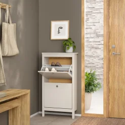 Schoenenkast Dallas Taupe - 54x103x25 cm