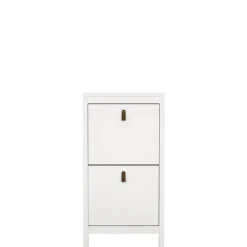 Schoenenkast Dallas Wit - 54x103x25 cm