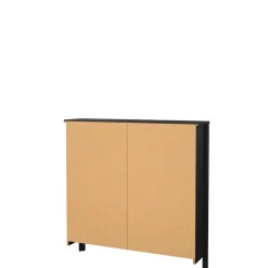 Schoenenkast Dallas Zwart - 103x103x25 cm