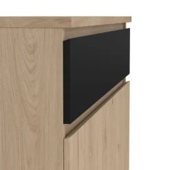 Schoenenkast Luna Eiken - 81x112x40 cm