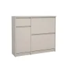 Schoenenkast Luna Taupe - 109x92x32 cm