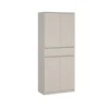 Schoenenkast Luna Taupe - 81x192x40 cm
