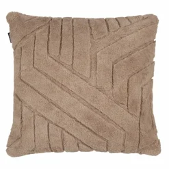 Sierkussen Abstracte Lijnen Taupe - 45x45 cm