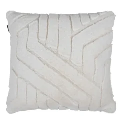 Sierkussen Abstracte Lijnen Crème - 45x45 cm