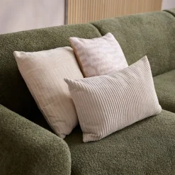 Sierkussen Ribbels Creme - 35x55 cm