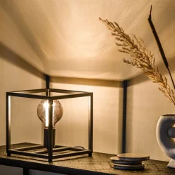 Tafellamp Gable Zwart - E27 - 23 cm hoog