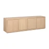 TV-meubel Chester Naturel - 180x55x40 cm
