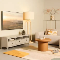 TV-meubel Dallas Taupe - 152x55x39 cm