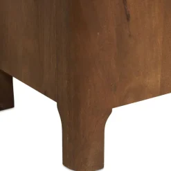 TV-Meubel Liam Bruin / Marmer - 210x55x40 cm