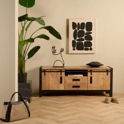 TV-meubel Tilburg Naturel - 161x68x48 cm