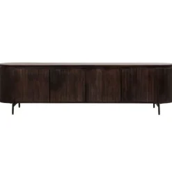 TV-meubel Viktor Donkerbruin - 210x56x43 cm