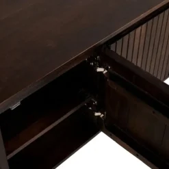 TV-meubel Viktor Donkerbruin - 175x56x43 cm