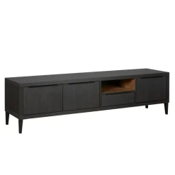 TV-meubel Zwanenburg Zwart - 192x52x48 cm